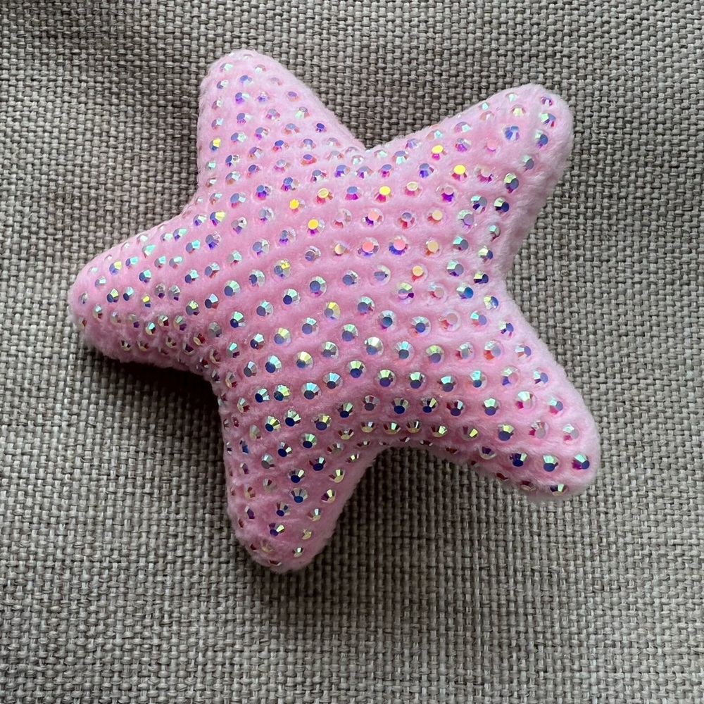 Crocs Pink Star With Rhinestones Jibbitz